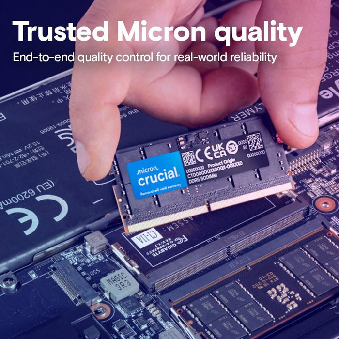 Crucial Memoria RAM 16 GB DDR5 5600 MHz SO-DIMM CL46 Crucial Memoria RAM 16 GB DDR5 5600 MHz SO-DIMM CL46
