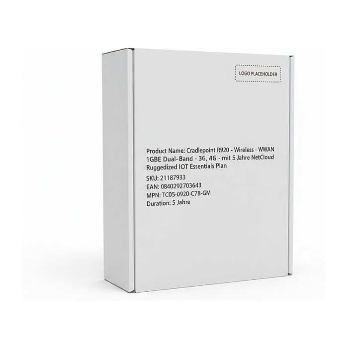 Cradlepoint R920 Router Inalámbrico WWAN 1GbE Dual-Band 3G/4G con Plan NetCloud de 5 años Cradlepoint R920 Router Inalámbrico WWAN 1GbE Dual-Band 3G/4G con Plan NetCloud de 5 años