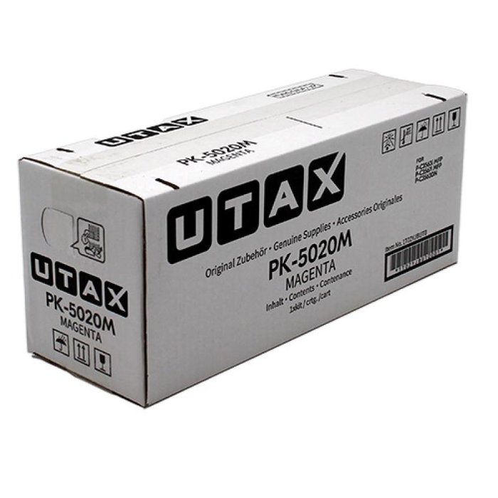Utax PK-5020M PK5020M Original Toner Magenta para P-C3563DN, P-C3563i MFP, P-C3567i MFP - 5000 Páginas Utax PK-5020M PK5020M Original Toner Magenta para P-C3563DN, P-C3563i MFP, P-C3567i MFP - 5000 Páginas