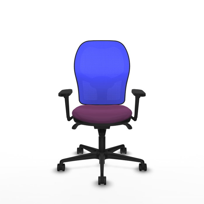 PIQUERAS Y CRESPO Silla de oficina Jorquera con mecanismo Sincro, Morado y Azul PIQUERAS Y CRESPO Silla de oficina Jorquera con mecanismo Sincro, Morado y Azul