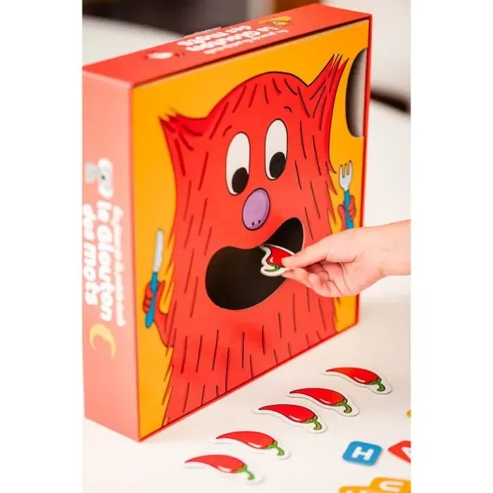 Nathan NAT1740159983513 El Glotón de las Palabras - Juego de mesa - A partir de 4 años