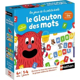 Nathan NAT1740159983513 El Glotón de las Palabras - Juego de mesa - A partir de 4 años