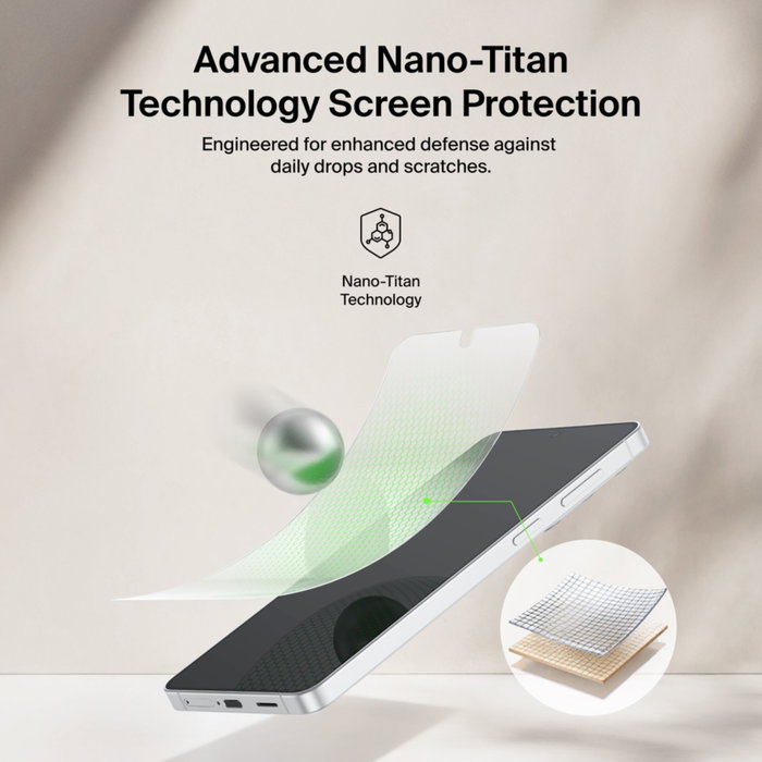 Belkin Titan EcoGuard Screen Guard para Samsung Galaxy S26