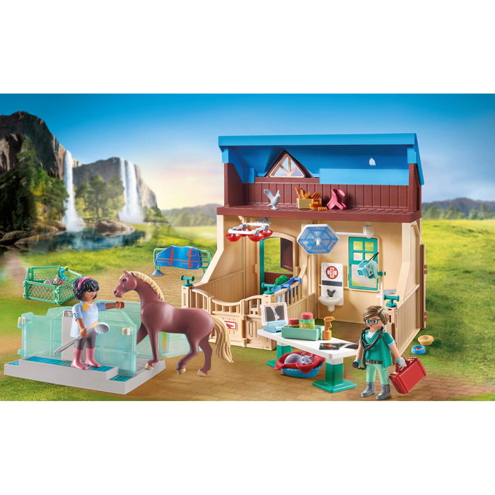 Playmobil 71352 Centro veterinario y terapia Caballos de Cascada Playmobil 71352 Centro veterinario y terapia Caballos de Cascada