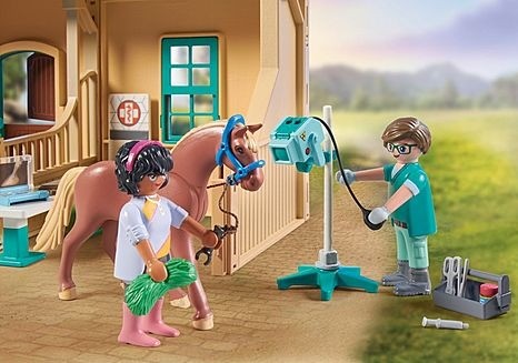 Playmobil 71352 Centro veterinario y terapia Caballos de Cascada Playmobil 71352 Centro veterinario y terapia Caballos de Cascada