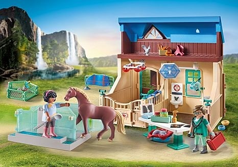Playmobil 71352 Centro veterinario y terapia Caballos de Cascada Playmobil 71352 Centro veterinario y terapia Caballos de Cascada