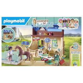 PLAYMOBIL 71352 Caballos de Waterfall - Juego de Reittherapie & Tierarztpraxis, 72 Piezas, Figura de Granja, Edad Recomendada 5-12 Años