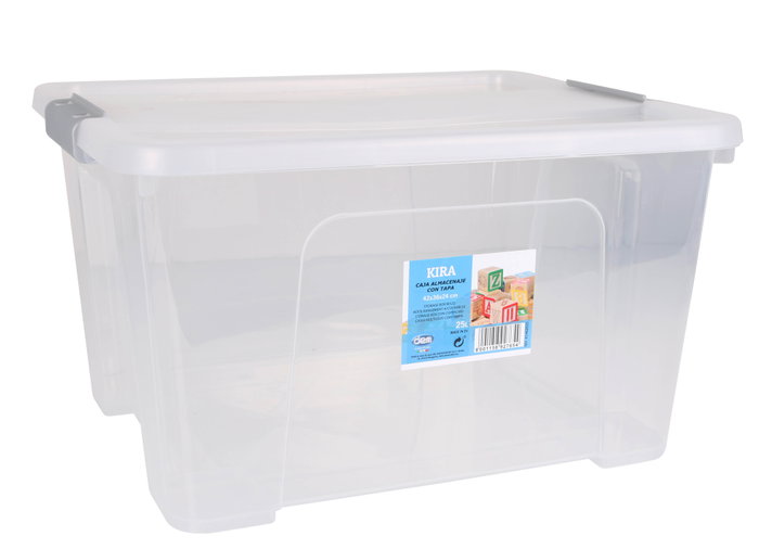 Dem Caja Almacenaje C/Tapa 25L "Kira" 42x36x25 cm (6 Unidades)