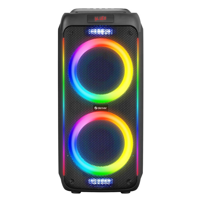 Denver BPS-458 Altavoz para fiestas Bluetooth 5.3, 100 W RMS, Negro