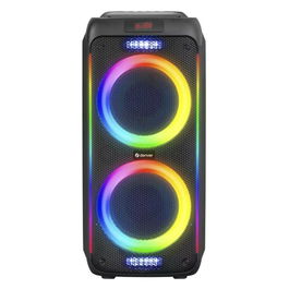 Denver BPS-458 Altavoz Bluetooth para fiestas con luz LED, 1000W, micrófono inalámbrico y TWS
