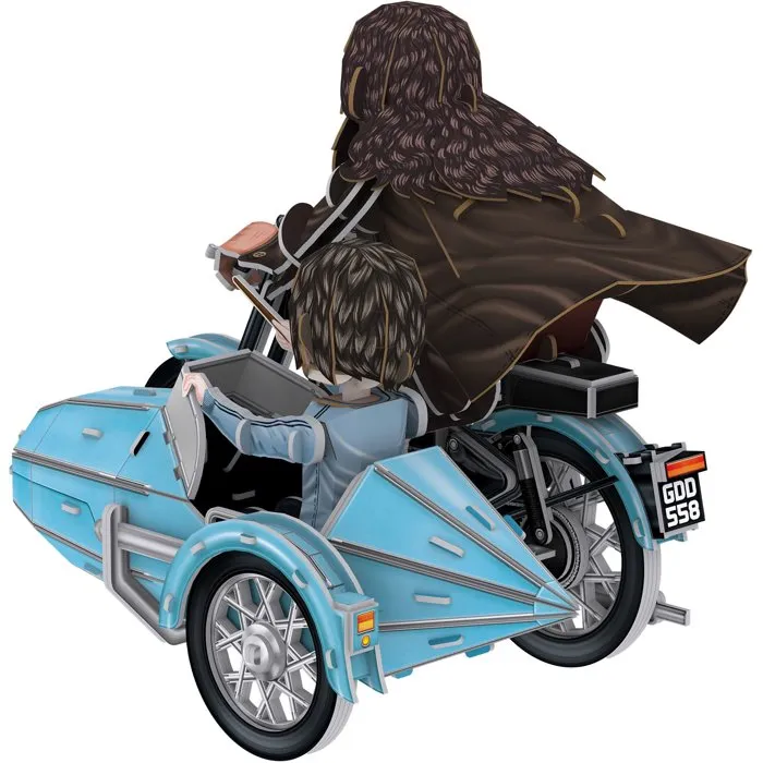 Explora Rompecabezas 3D La Motocicleta de Hagrid 540313 Licencia Harry Potter 192 Piezas para Mayores de 8 Años