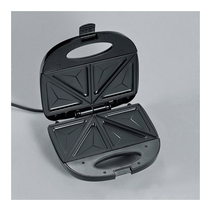 Severin Sandwichera SA 2969 en acero inoxidable negro