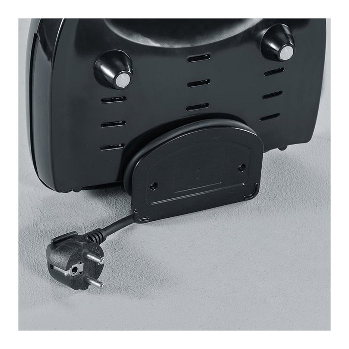 Severin Sandwichera SA 2969 en acero inoxidable negro