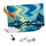 Ravensburger 23907 CreArt Lienzos 30x40 cm Auroras Boreales Pintura por Números Adulto Actividad Relajante y Creativa Edad 14