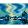 Ravensburger 23907 CreArt Lienzos 30x40 cm Auroras Boreales Pintura por Números Adulto Actividad Relajante y Creativa Edad 14