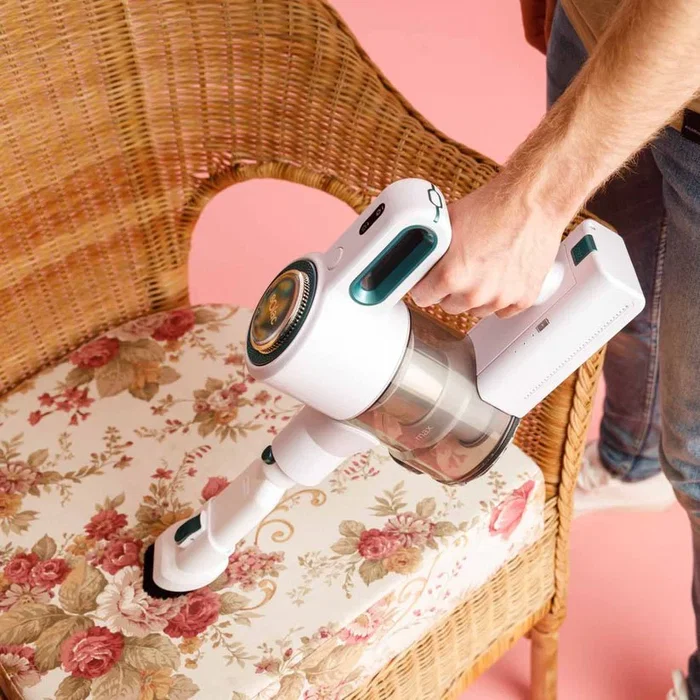 Solac Aspiradora Escoba 2 en 1 sin Cable AE2505 S94811400, 12000Pa, Filtro HEPA, Batería 55 Min, Blanco