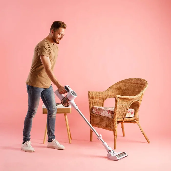 Solac Aspiradora Escoba 2 en 1 sin Cable AE2505 S94811400, 12000Pa, Filtro HEPA, Batería 55 Min, Blanco