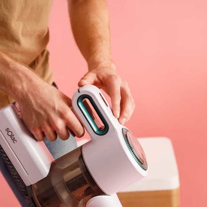 Solac Aspiradora Escoba 2 en 1 sin Cable AE2505 S94811400, 12000Pa, Filtro HEPA, Batería 55 Min, Blanco