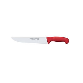 Norplast Cuchillo Carnicero Inoxidable con Mango Plástico 18 cm - Rojo