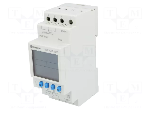 FINDER Programador de tiempo 110-230VAC DPDT