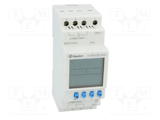 FINDER Programador de tiempo 110-230VAC DPDT