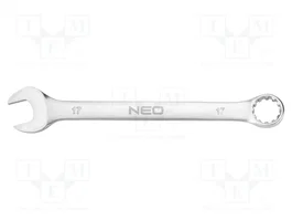 NEO TOOLS Llave plana-estriada bilateral 17mm