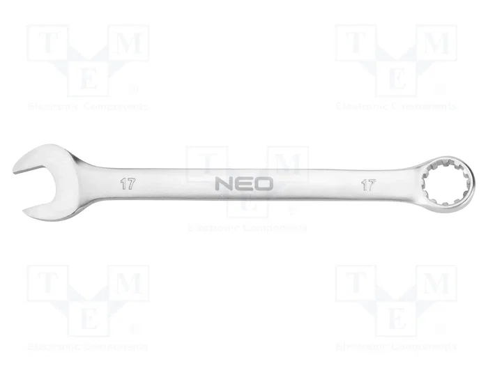 NEO TOOLS Llave plana-estriada bilateral 17mm NEO TOOLS Llave plana-estriada bilateral 17mm