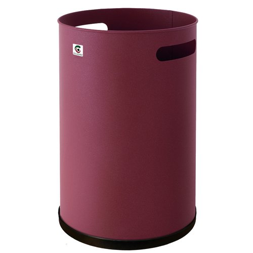 CILINDRO Papelera Metálica Cilindro P-21 Burdeos 18L CILINDRO Papelera Metálica Cilindro P-21 Burdeos 18L
