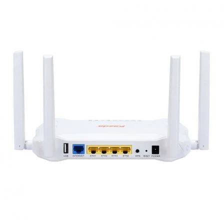 ROUTER INALÁMBRICO KASDA KW6515 AC1200 DUAL BAND - 2.4/5GHZ - 4* LAN 10/100 - 1* WAN - 4 ANTENAS EXTERNAS 3DBI - QOS - CONTROL PARENTAL - FIREWALL