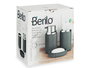 Berilo Set Baño 3 Piezas Antracita 10x16x15 cm (Set de 12)