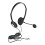 MANHATTAN Headset Stereo Negro, Plata