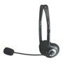 MANHATTAN Headset Stereo Negro, Plata