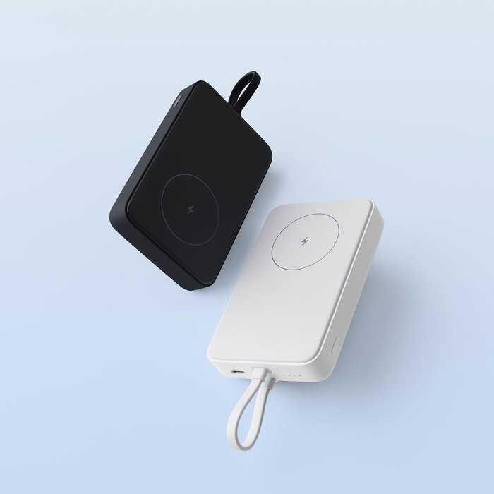 Xiaomi Magnetic Power Bank 10000 mAh 33W con cable integrado - Blanco