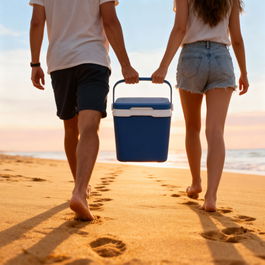 Inde Nevera Portátil Aquapro, 15 Litros, 2 Colores Surtidos, Dimensiones: 24.1 x 31 x 32.6 cm, Peso: 7.39 kg (4 Unidades)