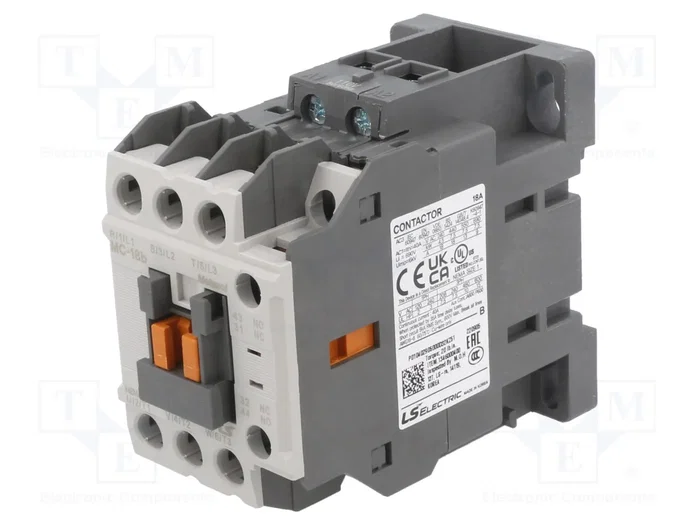 LS ELECTRIC METASOL MC-18B 110VAC Contactor 3-polar LS ELECTRIC METASOL MC-18B 110VAC Contactor 3-polar