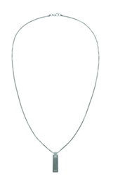 Tommy Hilfiger Collar de Acero Inoxidable 45cm Gris