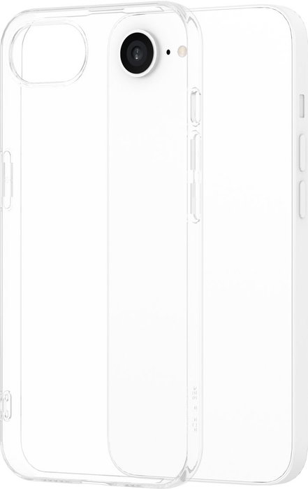 eSTUFF Funda TPU INFINITE VIENNA para iPhone 17e/16e - Transparente - Hecha de plástico 100% reciclado