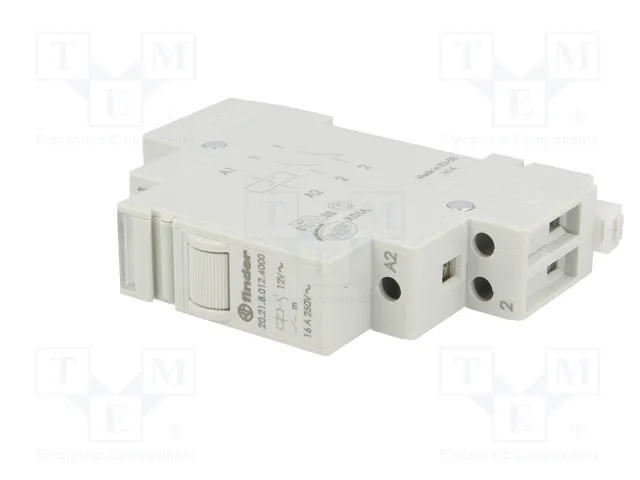 FINDER Relé de instalación biestable por impulsos 12V AC NA