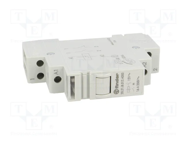 FINDER Relé de instalación biestable por impulsos 12V AC NA