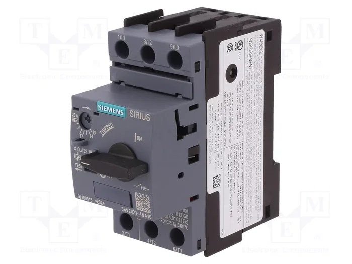 SIEMENS 3RV2 Interruptor motorizado 7,5kW 220-690VAC SIEMENS 3RV2 Interruptor motorizado 7,5kW 220-690VAC