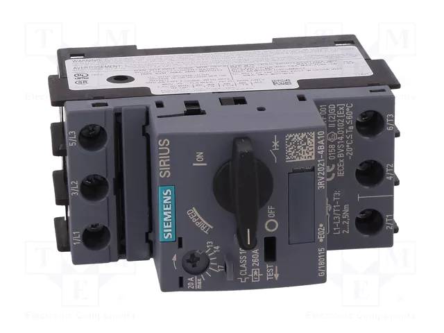 SIEMENS 3RV2 Interruptor motorizado 7,5kW 220-690VAC SIEMENS 3RV2 Interruptor motorizado 7,5kW 220-690VAC