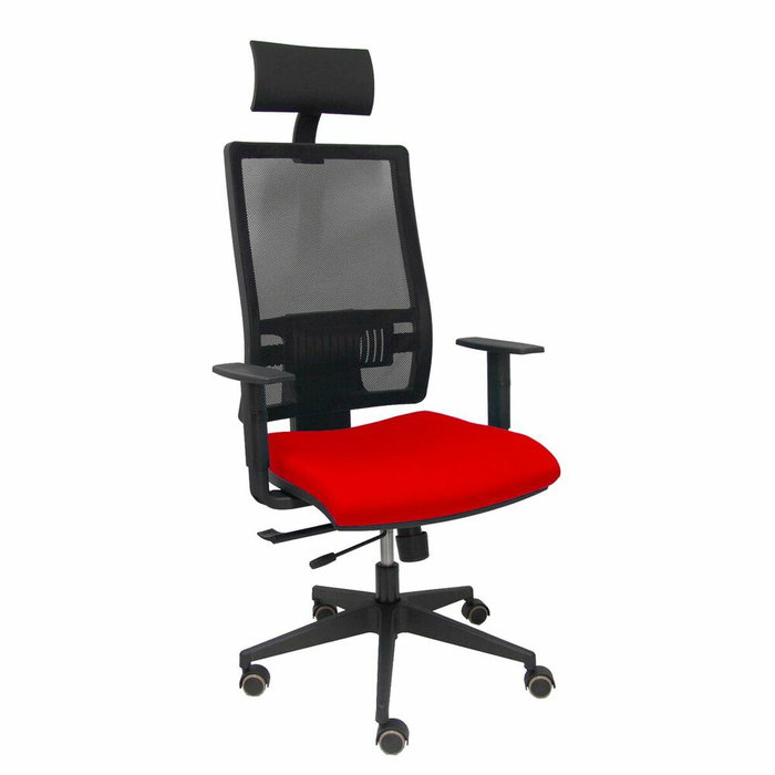 PIQUERAS Y CRESPO Silla Horna con Mecanismo Sincro/Traslack, Asiento Rojo y Respaldo Negro PIQUERAS Y CRESPO Silla Horna con Mecanismo Sincro/Traslack, Asiento Rojo y Respaldo Negro