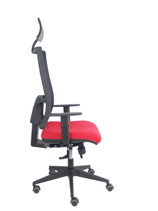 PIQUERAS Y CRESPO Silla Horna con Mecanismo Sincro/Traslack, Asiento Rojo y Respaldo Negro PIQUERAS Y CRESPO Silla Horna con Mecanismo Sincro/Traslack, Asiento Rojo y Respaldo Negro