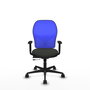 PIQUERAS Y CRESPO Silla de oficina Jorquera Sincro/Traslack Negro/Azul