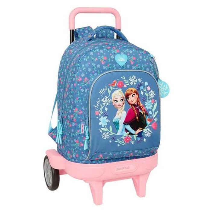Safta Mochila con Ruedas Compact Evolution Frozen Disney 45cm