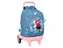 Safta Mochila Escolar Grande con Ruedas Compact Evolution Extraíble Frozen 450x330x220 mm