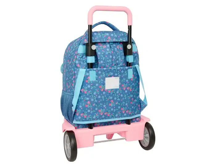 Safta Mochila Escolar Grande con Ruedas Compact Evolution Extraíble Frozen 450x330x220 mm