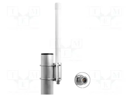 DeLOCK Antena 5G LTE Omnidireccional para Exteriores Blanca con Conector Clase N