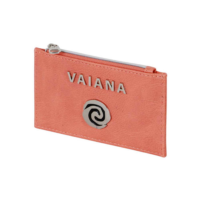 Karactermania Tarjetero Slim Vaiana Coral Rojo