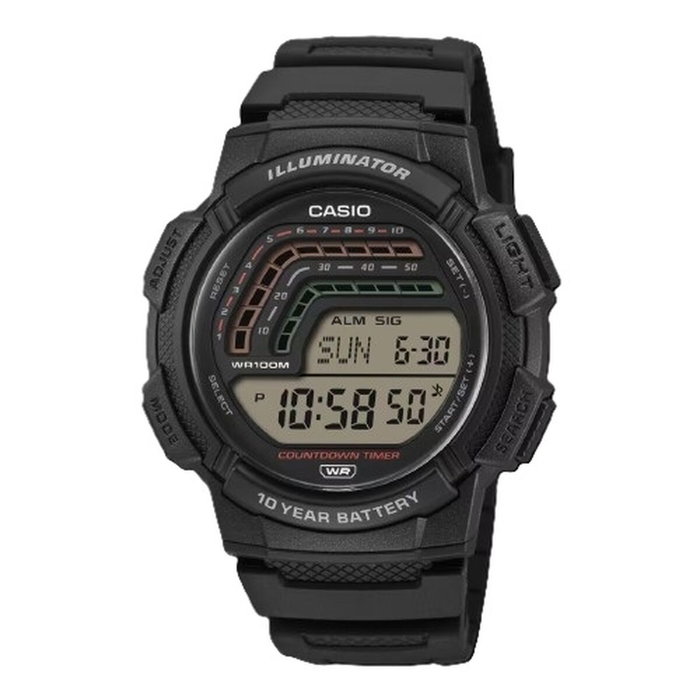 Reloj Hombre Casio WS-1800-1AVEF Negro Reloj Hombre Casio WS-1800-1AVEF Negro